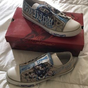 Ed Hardy men’s shoes size 11 fits more like a 10